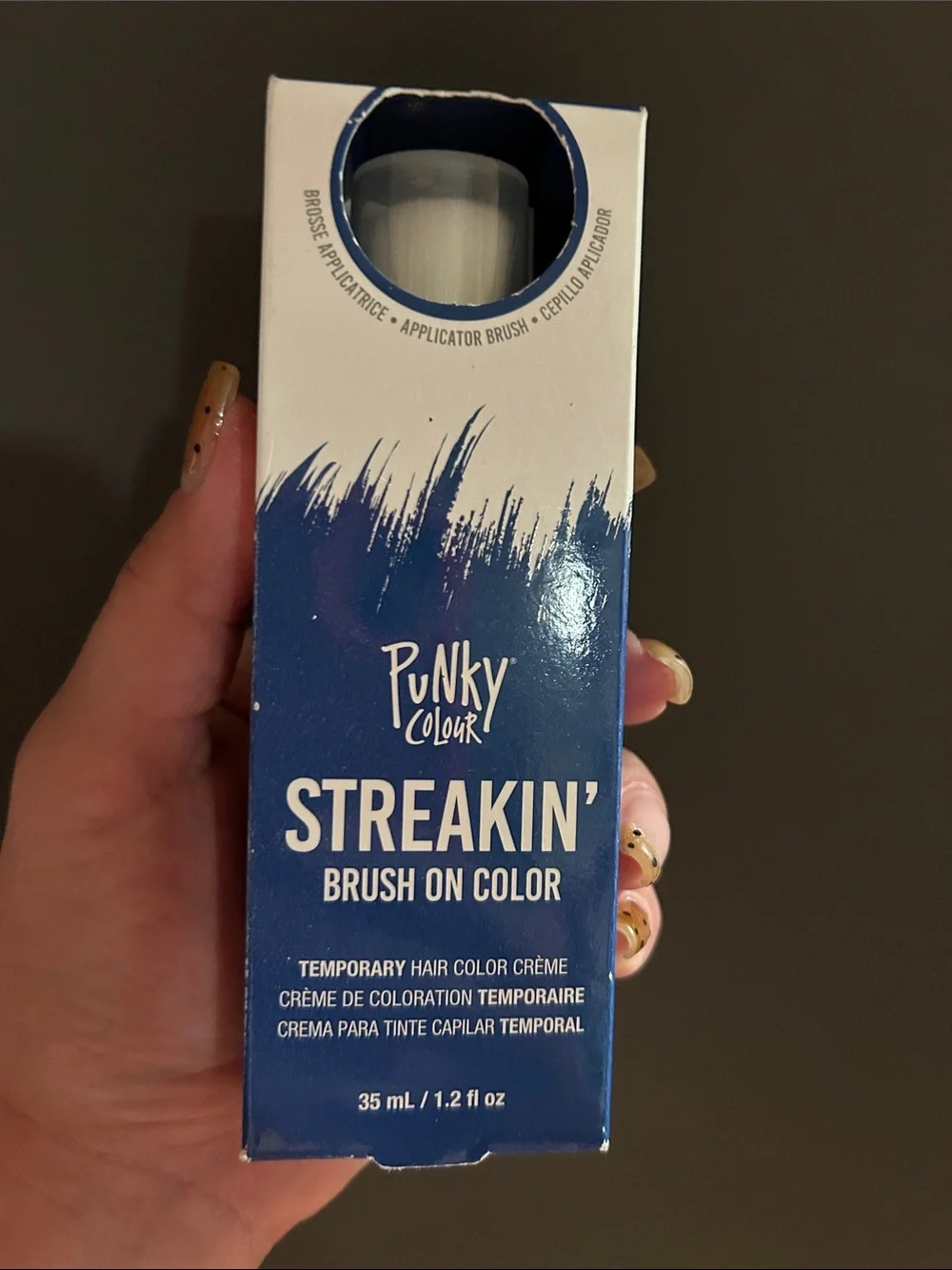 Streakin' Brush-On Hair Color — Blue